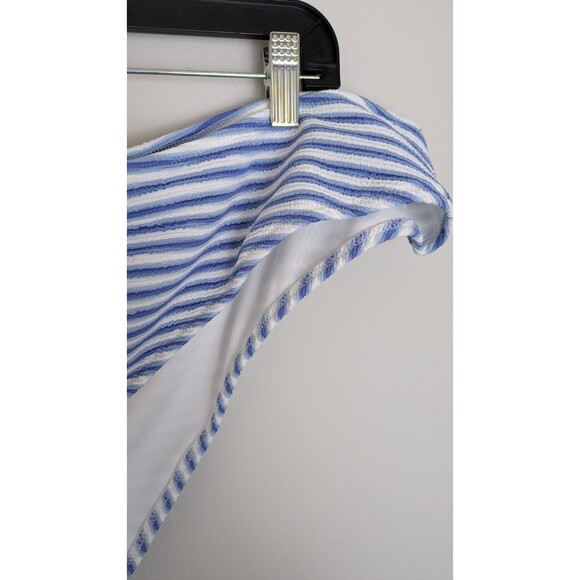 J.Crew BF210 Blue & White Striped Textured Bikini Bottom Resort Vacation SZ 3X - Picture 7 of 10